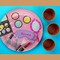 8 Count Spa Party Pink Color Paper Dinner Plates 9 Inch for Girls Night and Bridal Shower